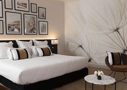 Habitación Junior Suite en Palmyra Golf, hotel de 4 estrellas en Occitania, con sofá cama