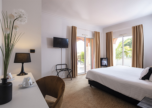 Chambre du Palmyra Golf, hôtel 4 étoiles au Cap d’Agde