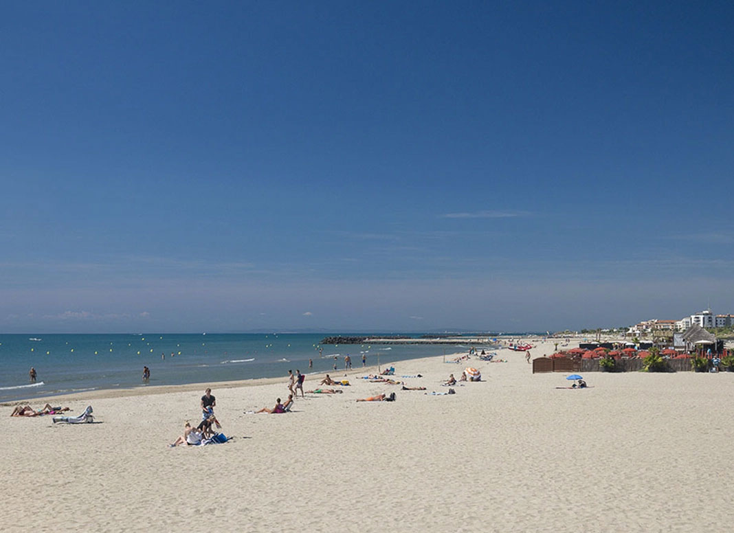 La plage Richelieu au Cap d'Agde